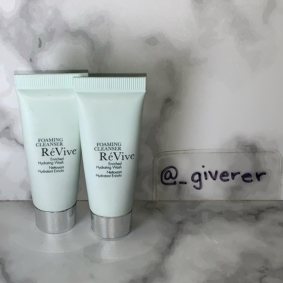 2x 7 ml ReVive Foaming Cleanser Enriched Hydrating Wash - Picture 1 of 8